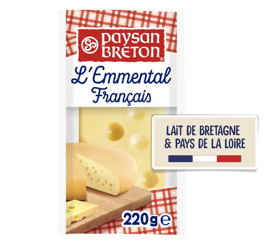 Fromage Emmental Lait pasteurisé 28% MG