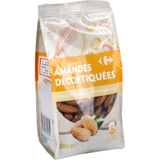 Amandes décortiquées