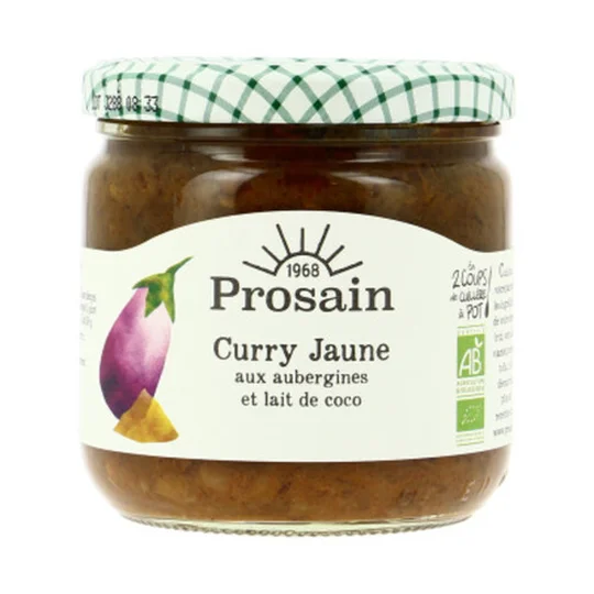 Curry D'Aubergines Bio