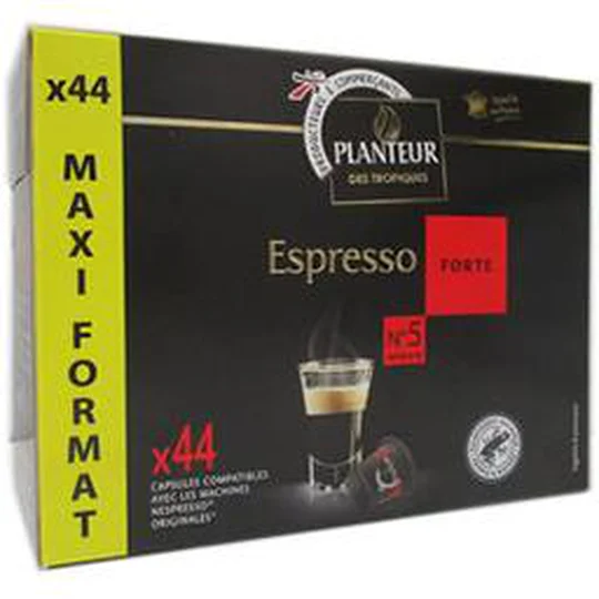 Capsules de café compatibles Nespresso Espresso Forte