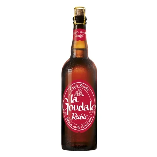 Bière fruits rouges rubis