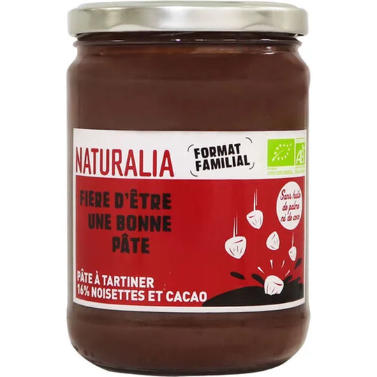 Pâte à Tartiner 16% Noisettes & Cacao