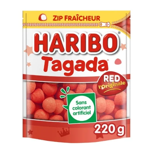 Bonbons Fraise Tagada zip fraicheur