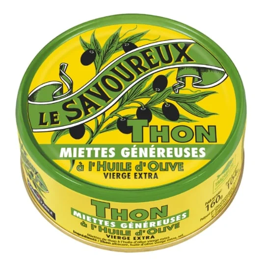 Millette de thon à l'huile d'olive