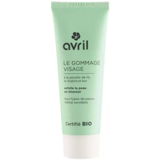 Le gommage visage certifié bio