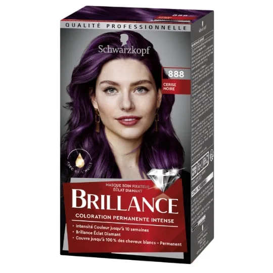 Coloration Permanente Intense Et Éclat N°888 Cerise Noire
