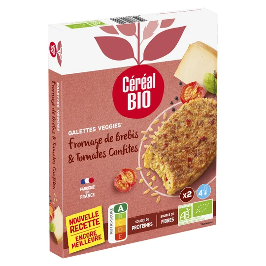 Galette céréale Bio Brebis et tomate
