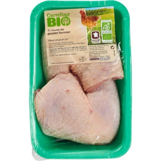Cuisses de poulet fermier Bio