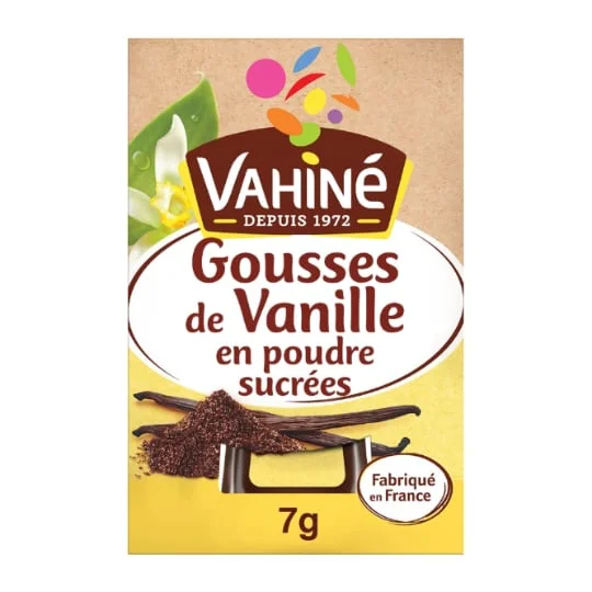 Gousses de vanille en poudre