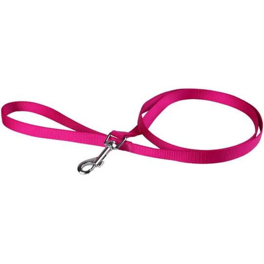 Laisse Basic 25mm et 100cm pour Chien Fuchsia