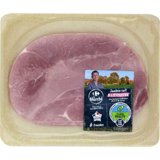 Jambon cuit à l'étouffée