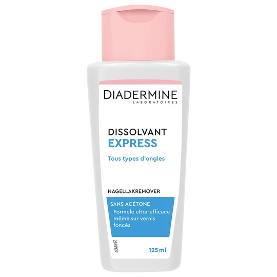 Dissolvant express sans acétone tous types d'ongles