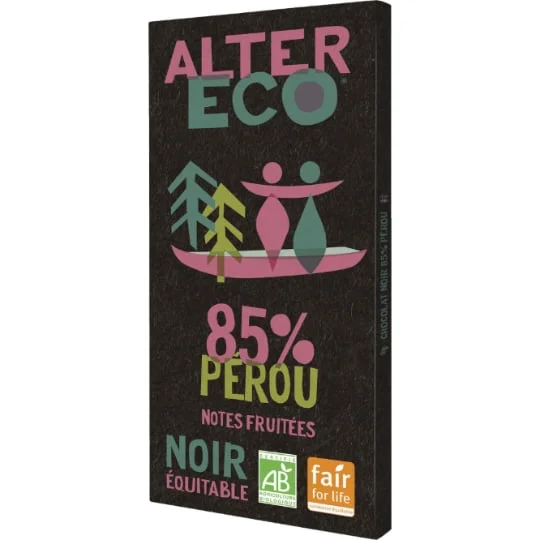 Chocolat bio noir Pérou 85%