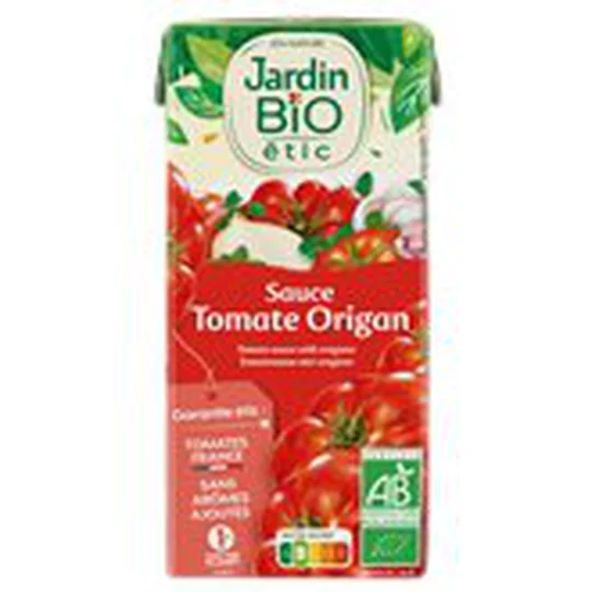 Sauce tomate bio Jardin Bio