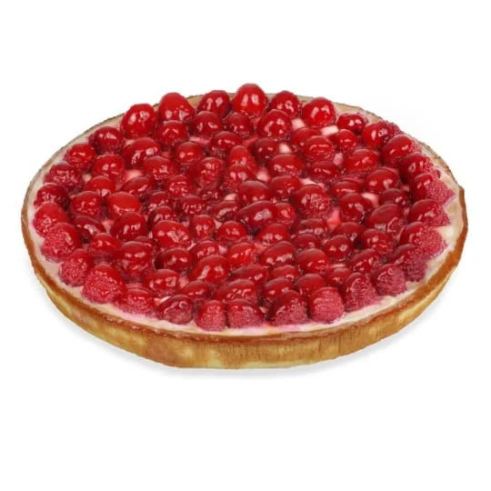 Tarte framboise 6 parts