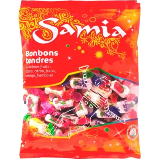 Bonbons halal tendres fruits