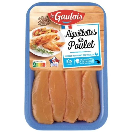 Aiguillettes de poulet jaune