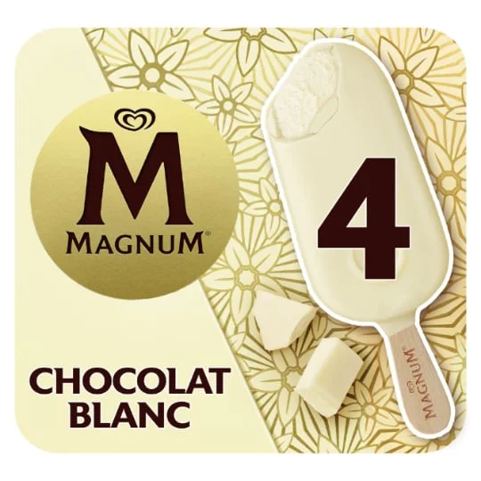 Glace Bâtonnet Chocolat Blanc