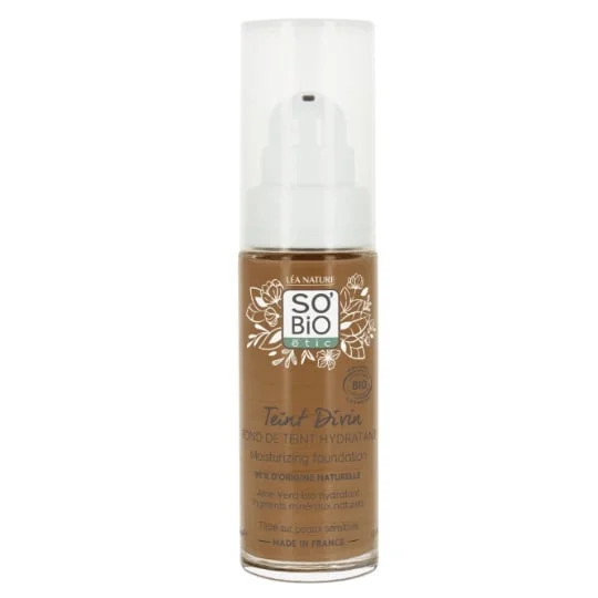 Fond de Teint Liquide Hydratant Noisette 40 Teint Divin Bio