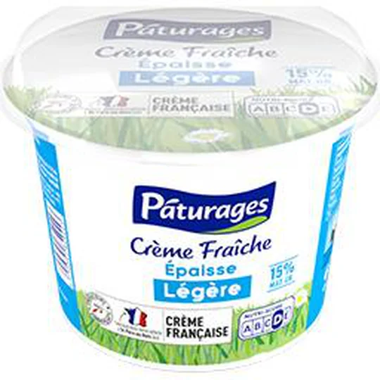 Crème fraîche épaisse légère 15%