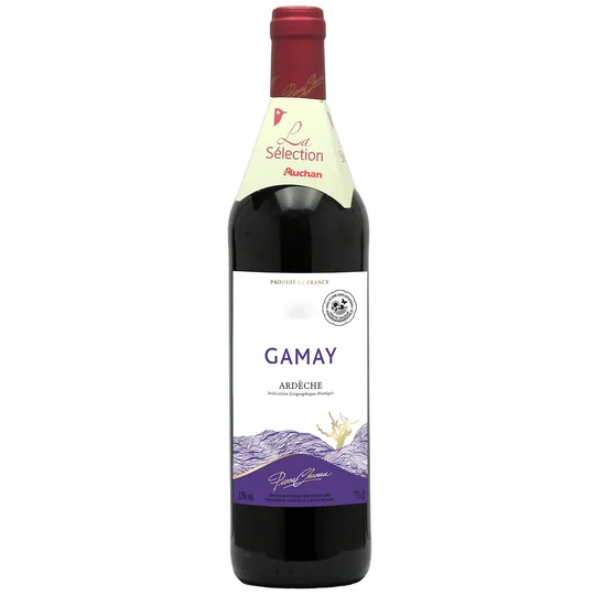 Vin Ardèche Gamay rouge IGP