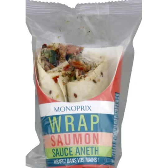 Wrap Saumon Sauce Aneth