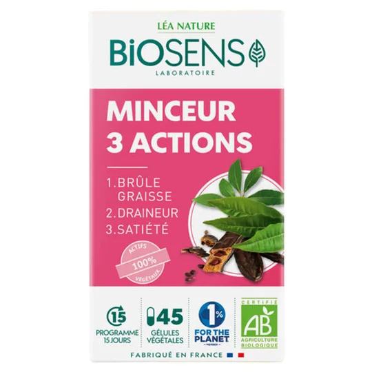 Complément alimentaire Minceur 3 Actions bio