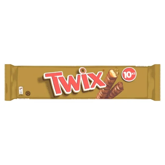 Barre chocolatée biscuit enrobé de chocolat et de caramel