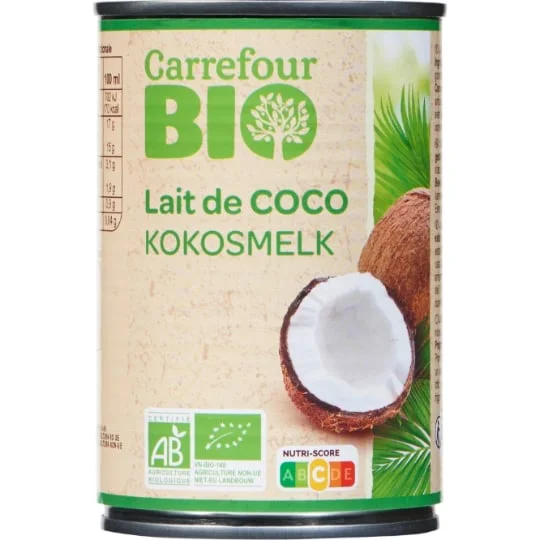 Lait de coco bio