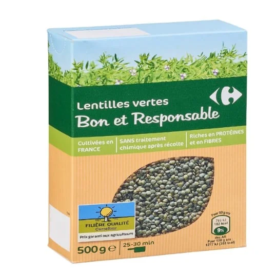 Lentilles vertes