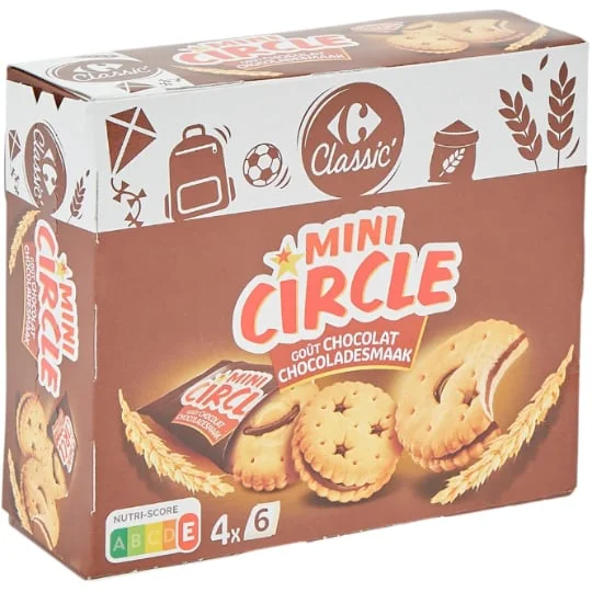 Biscuits mini goûter chocolat