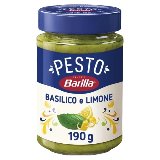 Sauce pesto basilic citron