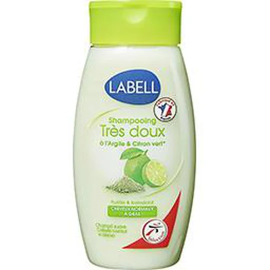 Shampooing très doux argile & citron vert, cheveux gras