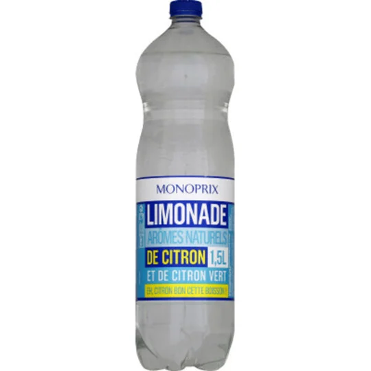 Limonade arômes naturels de citron