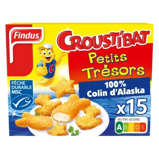 Poissons panés Petits Trésors Croustibat