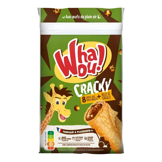 Crêpe fourrée Cracky Noisette/Céréales x8