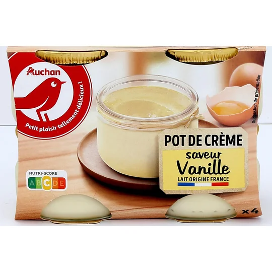 Pot de crème à la vanille