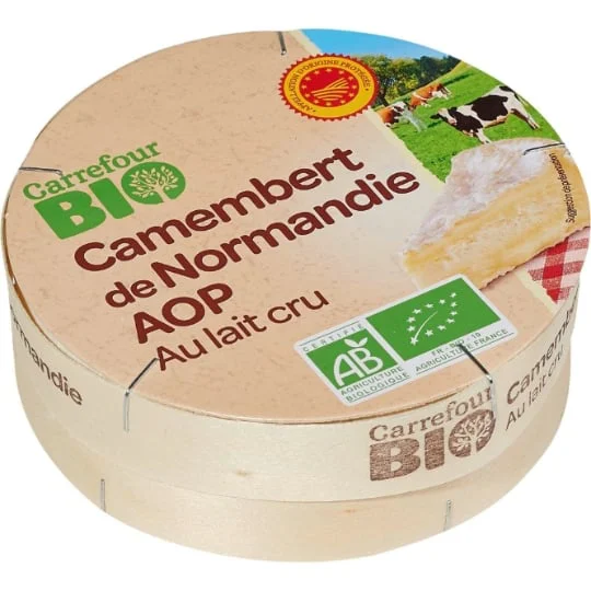 Camembert Bio Au Lait Cru AOP de Normandie