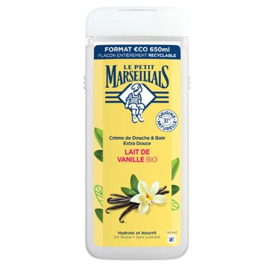 Gel Douche lait de vanille