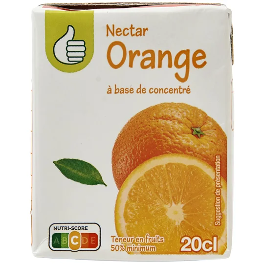 Nectar d'orange en briquette