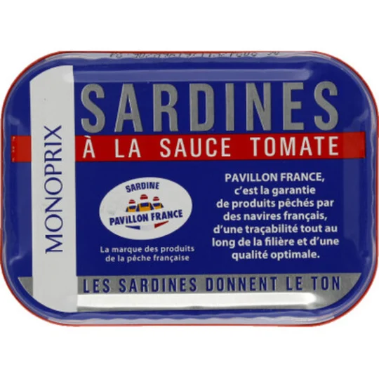 Sardines à la sauce tomate