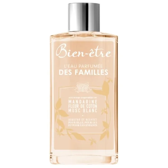 Eau de Cologne Famille Mandarine, Fleur de Coton et Musc Blanc