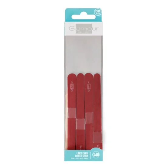 Accessoires manucure Limes émeri double grains GI 102
