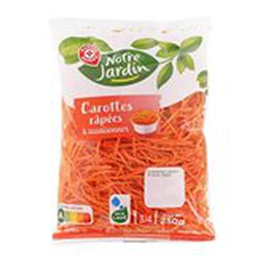 Carottes râpées Notre Jardin