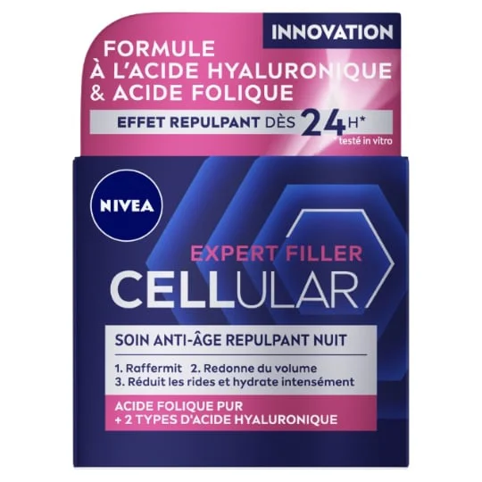 Soin Visage De Nuit Anti-Âge Repulpant Expert Filler Cellular
