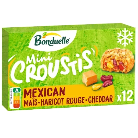 Croustis Mini Mexican Maïs Haricot Rouge Cheddar