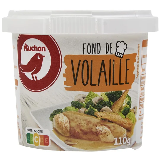 Fond de volaille déshydraté avec bec verseur