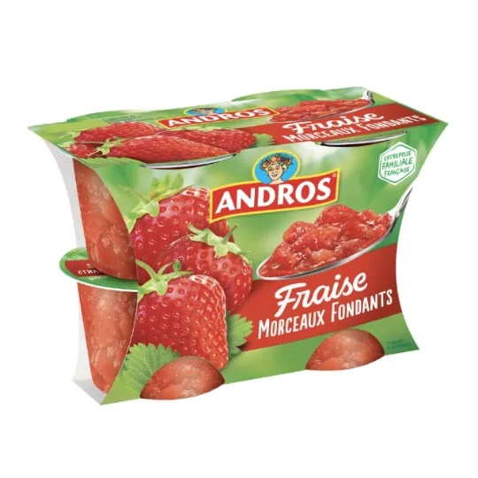 Dessert fruitier fraise morceaux