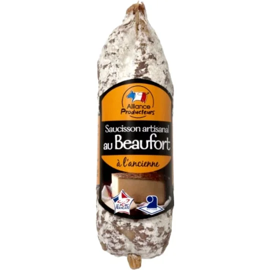 Saucisson sec au Beaufort 100% porc