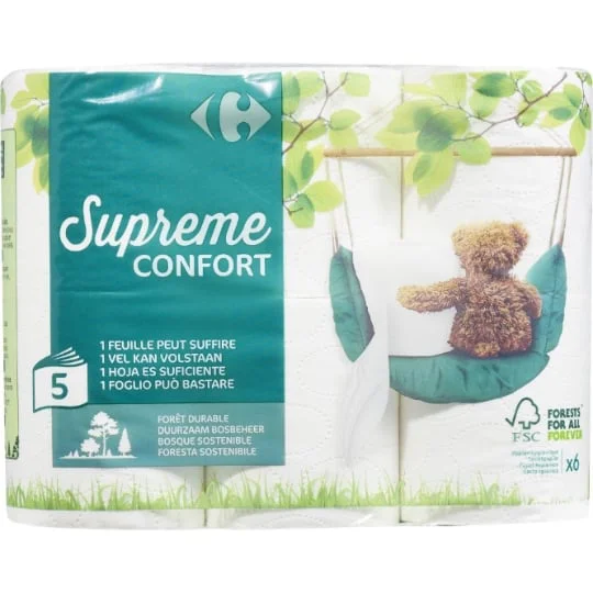 Papier toilette Supreme Confort